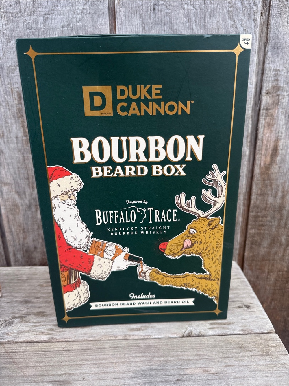 Duke Cannon Bourbon Beard Box Inspo by Trace Kentucky Straight Bourbon Whiskey